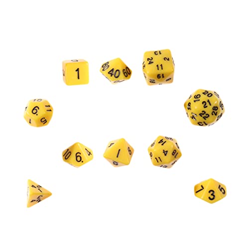 SOPOTUTU 1 Satz Teiliges aus Gelben Acryl Dices Kreative Mehrseitige für Brettspiele und Home Bar für Gesellschaftsspiele Schulbedarf und Unterhaltung SOPOTUTU 1 Satz Teiliges aus Gelben Acryl Dices Kreative Mehrseitige für Brettspiele und Home Bar für Gesellschaftsspiele Schulbedarf und Unterhaltung von SOPOTUTU