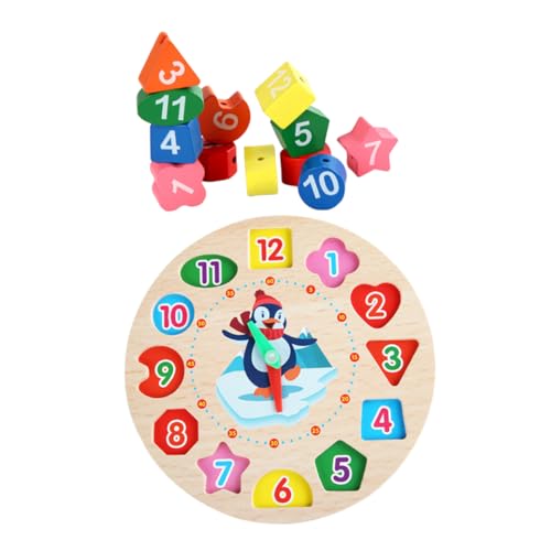 SOPOTUTU 1 Satz Uhr Holzspielzeug zur Form und Zeitwahrnehmung Fördert Kognitive Fähigkeiten für Vorschulkinder und Kleinkinder Sicher und Praktisch Lernspielzeug SOPOTUTU 1 Satz Uhr Holzspielzeug zur Form und Zeitwahrnehmung Fördert Kognitive Fähigkeiten für Vorschulkinder und Kleinkinder Sicher und Praktisch Lernspielzeug von SOPOTUTU