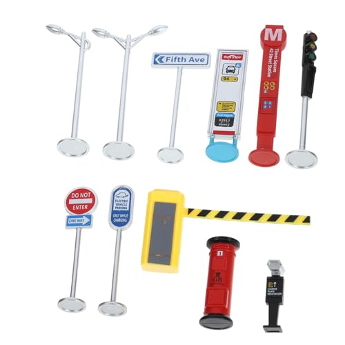SOPOTUTU 1 Satz Verkehrszeichen Spiel Transportspielzeug Straßenmatte Für Spielzeugautos Straßenschilder Klein Schwarz Mini-verkehrszeichen Mini-Signal-Modell Plastik SOPOTUTU 1 Satz Verkehrszeichen Spiel Transportspielzeug Straßenmatte Für Spielzeugautos Straßenschilder Klein Schwarz Mini-verkehrszeichen Mini-Signal-Modell Plastik von SOPOTUTU