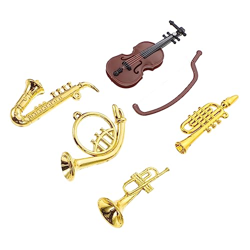 SOPOTUTU 1 Satz Violin Modell Teiliges Puppenhaus Zubehör für Kreative Dekoration Violine Saxophon und Anderen Musikinstrumenten für Miniaturhäuser und Sammlungen SOPOTUTU 1 Satz Violin Modell Teiliges Puppenhaus Zubehör für Kreative Dekoration Violine Saxophon und Anderen Musikinstrumenten für Miniaturhäuser und Sammlungen von SOPOTUTU