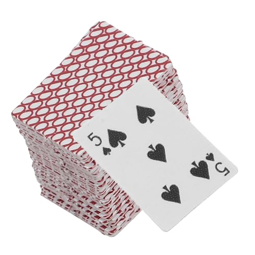 SOPOTUTU 1 Schachtel Maßstab Mini Poker Karten Teiliges für Rollenspiele und Sammelobjekte Kreative Accessoires für Modell Enthusiasten SOPOTUTU 1 Schachtel Maßstab Mini Poker Karten Teiliges für Rollenspiele und Sammelobjekte Kreative Accessoires für Modell Enthusiasten von SOPOTUTU