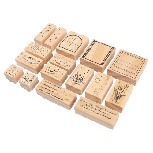 SOPOTUTU 1 Schachtel Romantische Holzstempel Set mit Blumenmotiven für DIY Scrapbooking Handstempel für Kreative Projekte für Tagebuch und Kartenbasteln Serie SOPOTUTU 1 Schachtel Romantische Holzstempel Set mit Blumenmotiven für DIY Scrapbooking Handstempel für Kreative Projekte für Tagebuch und Kartenbasteln Serie von SOPOTUTU