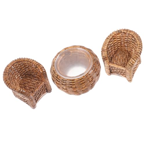 SOPOTUTU 1 Set Bambusmöbel Ornamente Mini DIY Stuhl Rattan Puppenhaus Zubehör Winzige Kleine Möbel Miniaturmöbel Kunststoff Hellbraun SOPOTUTU 1 Set Bambusmöbel Ornamente Mini DIY Stuhl Rattan Puppenhaus Zubehör Winzige Kleine Möbel Miniaturmöbel Kunststoff Hellbraun von SOPOTUTU