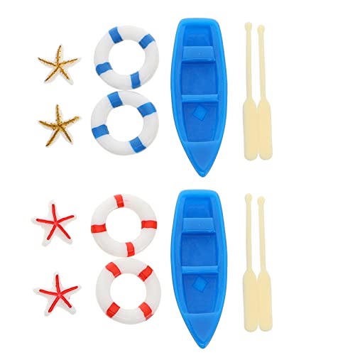 SOPOTUTU 1 Set Mikro Landschafts Ornament Dekorationen Winzige Party Strand Miniatur Künstliche Heimszene Rettungsring Ornamente Nautische Modellbasteleien Paddel Meerblick SOPOTUTU 1 Set Mikro Landschafts Ornament Dekorationen Winzige Party Strand Miniatur Künstliche Heimszene Rettungsring Ornamente Nautische Modellbasteleien Paddel Meerblick von SOPOTUTU