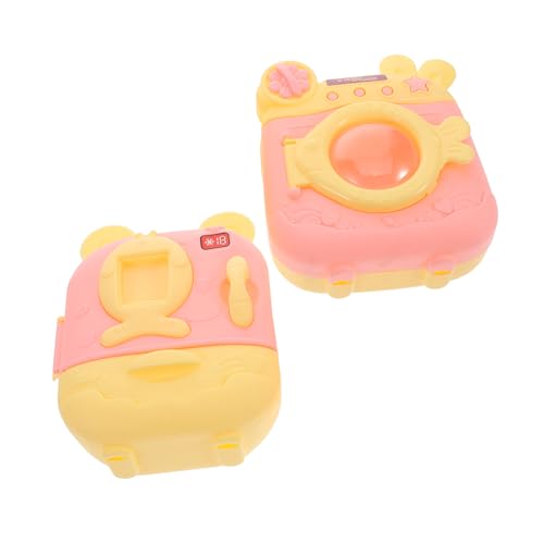 SOPOTUTU 1 Set Modellwaschmaschine Waschmaschine Und Trockner Zum Waschen Waschmaschine Puppenhauszubehör Und Möbel Mini Waschmaschine Puppenhaus Waschmaschine Und Trockner von SOPOTUTU