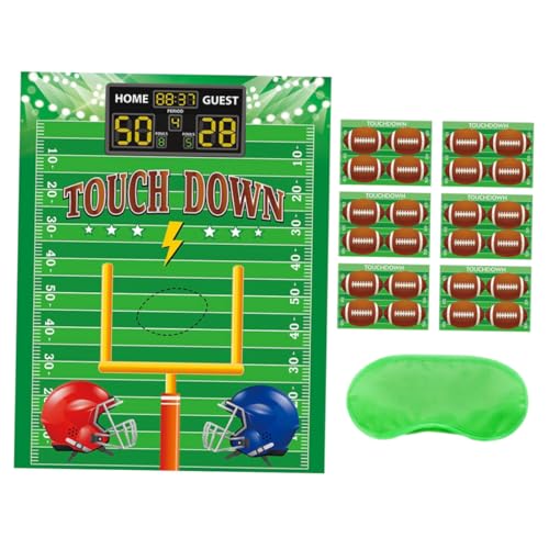 SOPOTUTU 1 Set Rugby Poster Spiel Fußballspieler Aufkleber Rugby Druck Aufkleber Fußball Party Sport Kleine Aufkleber Rugby Party Zubehör Sportteam Aufkleber von SOPOTUTU