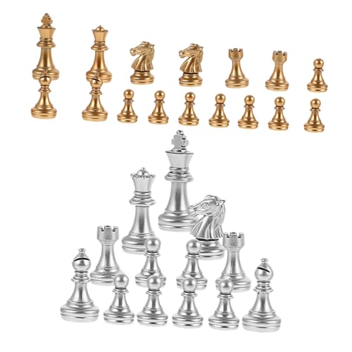 SOPOTUTU 1 Set Stücke Schach Ersatz Bord Schachfiguren Erwachsene DIY Schach Schwarz Kunststoff SOPOTUTU 1 Set Stücke Schach Ersatz Bord Schachfiguren Erwachsene DIY Schach Schwarz Kunststoff von SOPOTUTU