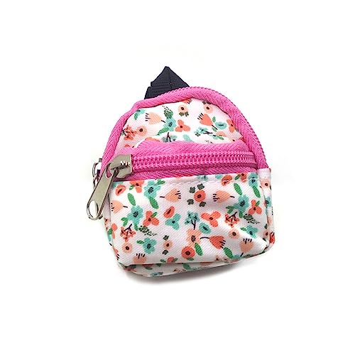 SOPOTUTU 1 Stück Babyschule Rucksack Spielzeugtaschen für Mini-Rucksack Rucksack Puppen PU-Leder von SOPOTUTU