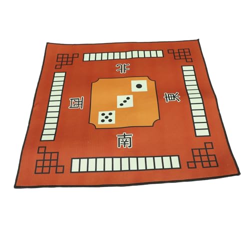 SOPOTUTU 1 Stück Mahjong Tischdecke Robuste rutschfeste Abdeckung für Poker und Dominospiele Quadratische Tischmatte für Vielfältige Brettspiele Pflegeleicht und Vielseitig Einsetzbar von SOPOTUTU