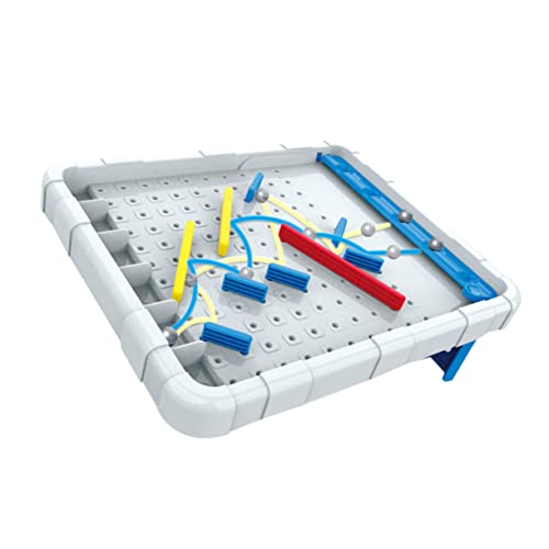 SOPOTUTU 1 Stück Marmorlinienlabyrinth Aus Labyrinthperlen Labyrinth Gedankentrainingsspielzeug Labyrinth Brettspiel Denktrainingsspielzeug Plastik Light Grey von SOPOTUTU