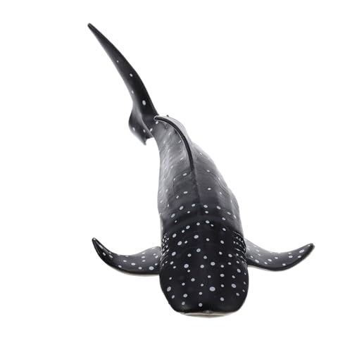 SOPOTUTU 1 Stück Meereslebewesen Walhai-Modell Unterrichtsmodelle Meerestierfiguren Walhai-Figur Tiermodell Plastik Black von SOPOTUTU