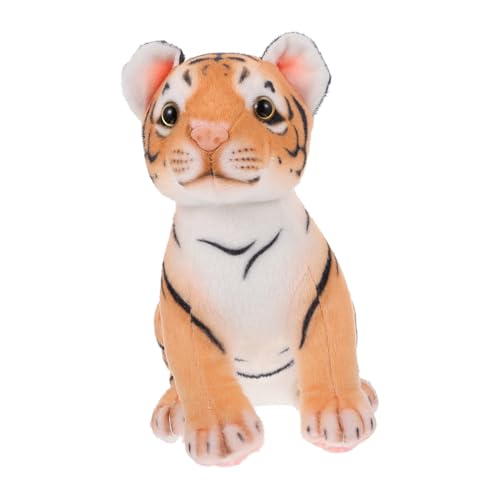 SOPOTUTU 1 Stück Tiger Plüschspielzeug Weiches Tiger Kuscheltier für Dekoratives für Kinderzimmer und Frühlingsfest Hautfreundlich und Gemütlich zur Raumdekoration von SOPOTUTU