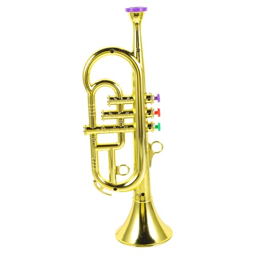 SOPOTUTU 1 Stück Trompetenspielzeug mit DREI Tönen früh kleine Trompete -Trompete Trompete für Nachahmung Trompete Instrumente für Lernspielzeug Überzug Golden SOPOTUTU 1 Stück Trompetenspielzeug mit DREI Tönen früh kleine Trompete -Trompete Trompete für Nachahmung Trompete Instrumente für Lernspielzeug Überzug Golden von SOPOTUTU