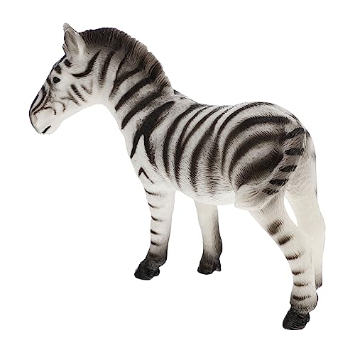 SOPOTUTU 1 Stück Zebra Tiermodell für Realistische Tierfigur für Kreative Spielideen und Bildung Dekoration für Tier Mottopartys von SOPOTUTU