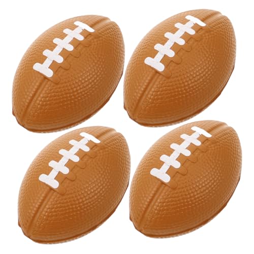 SOPOTUTU 10 Stück Ball zum Stressabbau Anti-Stress-Ball für Erwachsene Handspielzeug für Langeweile zum Spaßhaben Mini-Football-Helm Kugelspielzeug Pu Brown SOPOTUTU 10 Stück Ball zum Stressabbau Anti-Stress-Ball für Erwachsene Handspielzeug für Langeweile zum Spaßhaben Mini-Football-Helm Kugelspielzeug Pu Brown von SOPOTUTU