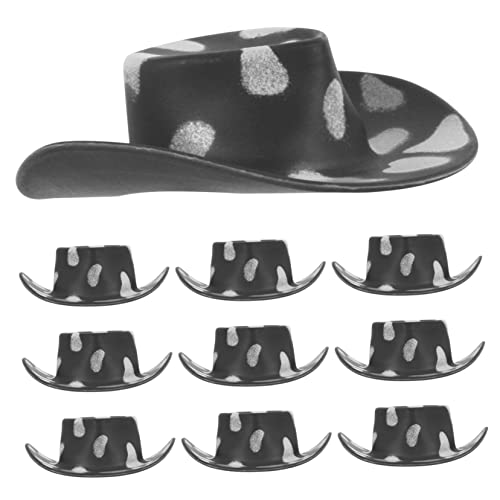 SOPOTUTU 10 Stück Cowboyhutspielzeug Cowgirl-Hüte Miniaturhüte für Partys kleine hüte selber Machen Mini-Hüte zarte Hüte Miniatur süßer Puppenhut Mini-Cowgirl-Hut Plastik SOPOTUTU 10 Stück Cowboyhutspielzeug Cowgirl-Hüte Miniaturhüte für Partys kleine hüte selber Machen Mini-Hüte zarte Hüte Miniatur süßer Puppenhut Mini-Cowgirl-Hut Plastik von SOPOTUTU