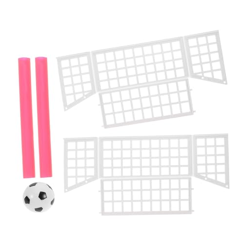 SOPOTUTU 10 Stück Desktop-Fußball-Spiel mini Pädagogisches für Fußball interaktives Tischspiel Weiche Fußbälle für im Innenbereich Plastik von SOPOTUTU