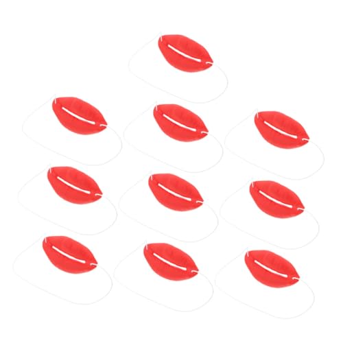 SOPOTUTU 10 Stück Kniffliges Wurst Mund Halloween-Fake-Lippen Halloween-Cosplay-Requisiten Halloween-Wurst-Mund- Halloween Witze Requisiten Halloween- Emulsion rot SOPOTUTU 10 Stück Kniffliges Wurst Mund Halloween-Fake-Lippen Halloween-Cosplay-Requisiten Halloween-Wurst-Mund- Halloween Witze Requisiten Halloween- Emulsion rot von SOPOTUTU