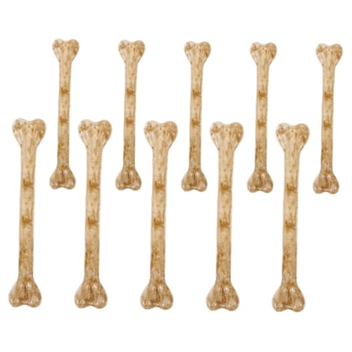 SOPOTUTU 10 Stück Knochenornamente Deko Halloween-, Knochen-Requisiten Mini-Knochen Zum Basteln Skelette Knochen Halloween Mini-Knochen-Halloween Halloween-Knochen Plastik von SOPOTUTU