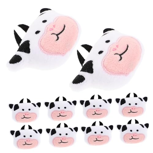 SOPOTUTU 10 Stück Kuhpuppe Kuh Kuh plüschtier Kuscheltiere von Nutztieren Kuscheltiere Kuh Plüschtiere Kuh gefüllte Tierplüsch tierischer Plüsch süßer Kuhplüsch Kuh Zeug Baumwolle von SOPOTUTU