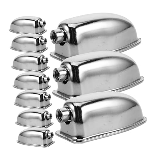 SOPOTUTU 10 Stück Lugs-Schlagzeug Trommel Ersatzteile Fassböcke Aus Metall Drum-Machine-Beat-Maker Teile Für Echogebläse Trommelstollen Snare-Drum-kit Trommelstöcke Aus Metall Silver Eisen von SOPOTUTU