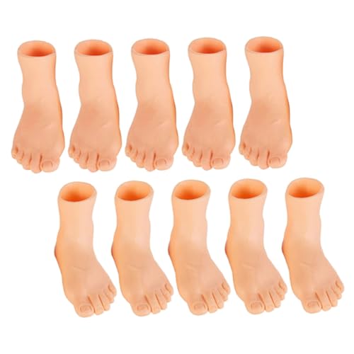 SOPOTUTU 10 Stück Lustige Katzen Mini Fingerpuppen Für Den Linken Fuß Und Den Rechten Zeh Puppenbau Set Fingerfüße Handfingerpuppen Fingerpuppen Für Babys Handpuppe Winzige von SOPOTUTU