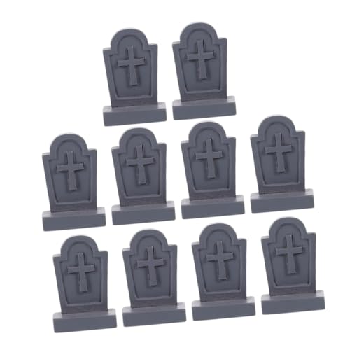 SOPOTUTU 10 Stück Mikrolandschaftsgrabstein Miniatur Grabsteine Grabschmuck Inidure Tombstonen Halloween-grabsteinverzierung Halloween Verstorbene Prop -Dekoration Halloween- Grey Harz SOPOTUTU 10 Stück Mikrolandschaftsgrabstein Miniatur Grabsteine Grabschmuck Inidure Tombstonen Halloween-grabsteinverzierung Halloween Verstorbene Prop -Dekoration Halloween- Grey Harz von SOPOTUTU