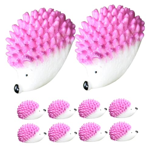 SOPOTUTU 10 Stück Miniatur-Igel aus Harz Landschaftsornament Dekorationen Desktop-Igel-Ornament winzig puppenhaus deko gesteckt Mini Igel aus Harz Miniaturfigur für den Garten Violett SOPOTUTU 10 Stück Miniatur-Igel aus Harz Landschaftsornament Dekorationen Desktop-Igel-Ornament winzig puppenhaus deko gesteckt Mini Igel aus Harz Miniaturfigur für den Garten Violett von SOPOTUTU