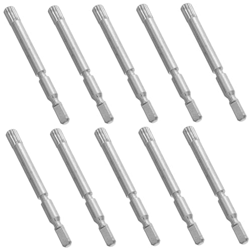 SOPOTUTU 10 Stück Musikglockenwerk Nieten Hammerschlaganker Stiftnägel Betonnägel Lautsprecher Für Plattenspieler Nagelhammer Unsichtbare Nägel Ankerwerkzeug Einwerfen Metall Silver von SOPOTUTU