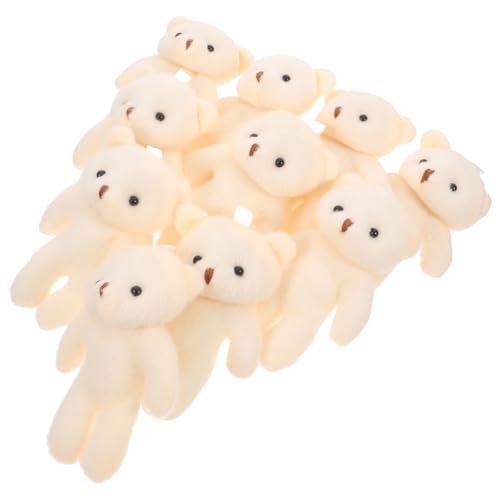 SOPOTUTU 10 Stück Pendellanzpuppe Schlüssel weiche Stofftiere Puppen Kinderspielzeug Miniatur Minibär Plüschbären Bär gefüllte Puppe Mini Stofftiere Bärenpuppe PP Baumwolle Beige SOPOTUTU 10 Stück Pendellanzpuppe Schlüssel weiche Stofftiere Puppen Kinderspielzeug Miniatur Minibär Plüschbären Bär gefüllte Puppe Mini Stofftiere Bärenpuppe PP Baumwolle Beige von SOPOTUTU