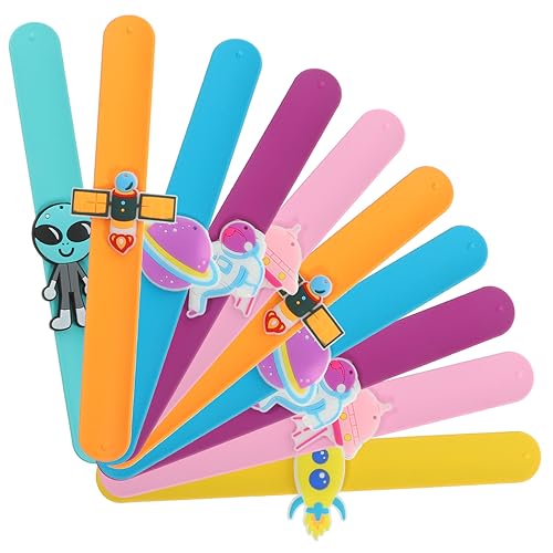SOPOTUTU 10 Stück Silikonring Festival-slap-armband Partytütenfüller Für Geschenktüten Zum Geburtstag Kinderparty Gefälligkeiten Slap-circle-armbänder Geburtstagsarmband Kieselgel SOPOTUTU 10 Stück Silikonring Festival-slap-armband Partytütenfüller Für Geschenktüten Zum Geburtstag Kinderparty Gefälligkeiten Slap-circle-armbänder Geburtstagsarmband Kieselgel von SOPOTUTU