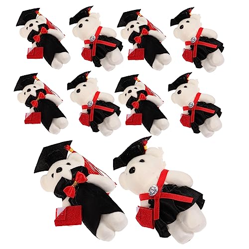 SOPOTUTU 10 Stück Teiliges Abschlussbären Puppen DIY Dekoration für Blumensträuße Schwarze und Weibliche Doktorbären Accessoires für Graduierungsfeiern und SOPOTUTU 10 Stück Teiliges Abschlussbären Puppen DIY Dekoration für Blumensträuße Schwarze und Weibliche Doktorbären Accessoires für Graduierungsfeiern und von SOPOTUTU