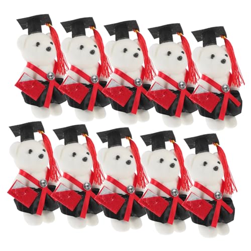 SOPOTUTU 10 Stück Teiliges Abschlussbären für DIY Blumensträuße Süße Doktorbären Puppen für Graduierungsgeschenke und Dekoration Große Kuscheltiere für Abschlussfeiern SOPOTUTU 10 Stück Teiliges Abschlussbären für DIY Blumensträuße Süße Doktorbären Puppen für Graduierungsgeschenke und Dekoration Große Kuscheltiere für Abschlussfeiern von SOPOTUTU