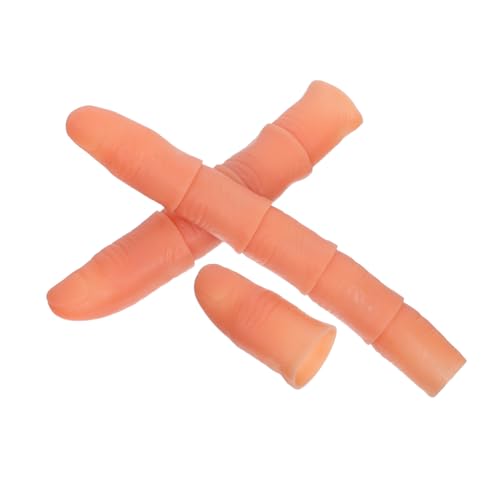SOPOTUTU 10 Stück Teiliges Finger Kunststoff mit Realistischen Fingernägeln Flexible Simulation Langlebige Fingertrick Requisiten für Bühnenauftritte und Partyspaß für Anfänger und Profis von SOPOTUTU