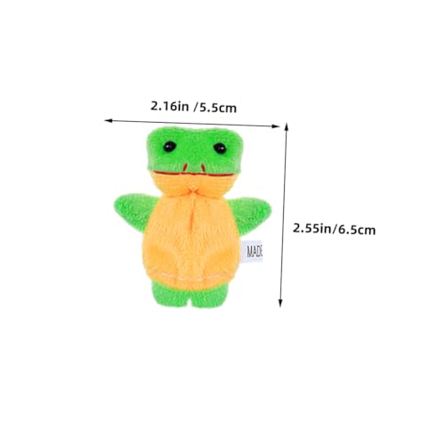 SOPOTUTU 10 Stück Teiliges Fingerpuppen Weichem Plüsch Niedliche Tierfiguren für Kleinkinder für Geschichtenerzählen Rollenspiele und Interaktive Eltern Junge Mädchen Spiele von SOPOTUTU