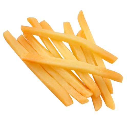 SOPOTUTU 10 Stück Teiliges Französisches Pommes Frites Modell aus Langlebigem PVC Realistisch und Lebensecht als Küchendeko Fotorequisite und Restaurantdisplay Vielseitig Einsetzbar von SOPOTUTU