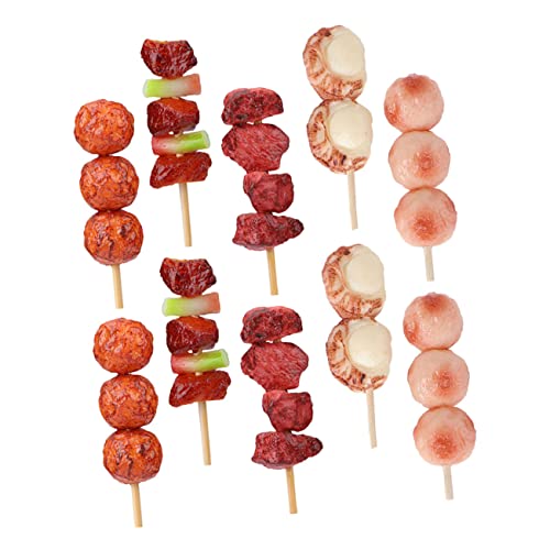 SOPOTUTU 10 Stück Teiliges Grillspielzeug aus Hochwertigem Material Realistische BBQ Grillmodelle für Dekoration für Kindergärten und Küchen Sicher und Wiederverwendbar SOPOTUTU 10 Stück Teiliges Grillspielzeug aus Hochwertigem Material Realistische BBQ Grillmodelle für Dekoration für Kindergärten und Küchen Sicher und Wiederverwendbar von SOPOTUTU
