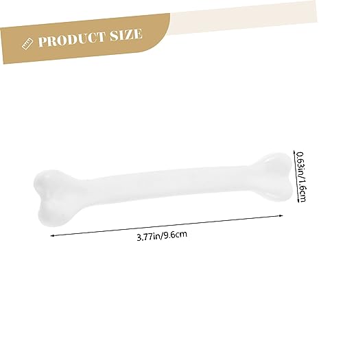 SOPOTUTU 10 Stück Teiliges Halloween Deko Kleine Weiße Kunststoffknochen DIY Schmuckanhänger Vielseitig als Halsketten und Kostümzubehör für Gruselige Party Accessoires von SOPOTUTU