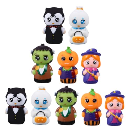 SOPOTUTU 10 Stück Teiliges Halloween Handpuppen aus Weichem PVC Kindgerechte Fingerpuppen für Kleinkinder Fördert Kommunikation und Fantasie als Partygeschenk und Interaktives SOPOTUTU 10 Stück Teiliges Halloween Handpuppen aus Weichem PVC Kindgerechte Fingerpuppen für Kleinkinder Fördert Kommunikation und Fantasie als Partygeschenk und Interaktives von SOPOTUTU