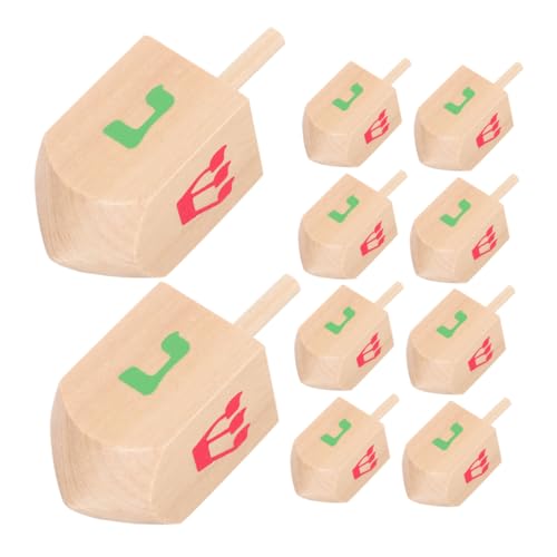 SOPOTUTU 10 Stück Teiliges Holz Kreiselspielzeug für Stabiler Natürlicher Holz Bausatz für Jungen und Geburtstagsfeiern und Kreative Bastelaktivitäten SOPOTUTU 10 Stück Teiliges Holz Kreiselspielzeug für Stabiler Natürlicher Holz Bausatz für Jungen und Geburtstagsfeiern und Kreative Bastelaktivitäten von SOPOTUTU