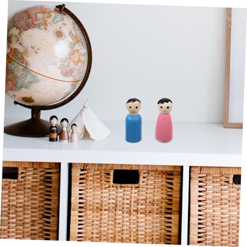 SOPOTUTU 10 Stück Teiliges Holz deko Puppen Bemalbare Mini Dolls für Glatte Oberfläche Leicht und Langlebig zum Basteln Kreative Spielzeugfiguren für Jungen und Mädchen SOPOTUTU 10 Stück Teiliges Holz deko Puppen Bemalbare Mini Dolls für Glatte Oberfläche Leicht und Langlebig zum Basteln Kreative Spielzeugfiguren für Jungen und Mädchen von SOPOTUTU