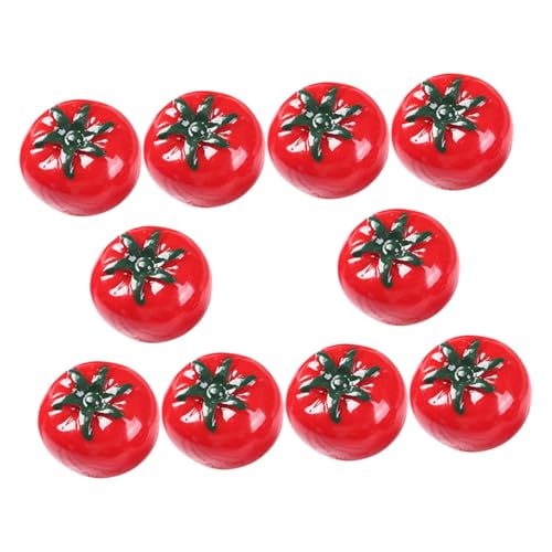 SOPOTUTU 10 Stück Teiliges Mini Künstliche Tomaten Modell Realistische Miniatur Frucht Dekoration für Puppenhaus Küche Büro Party Tischdeko SOPOTUTU 10 Stück Teiliges Mini Künstliche Tomaten Modell Realistische Miniatur Frucht Dekoration für Puppenhaus Küche Büro Party Tischdeko von SOPOTUTU