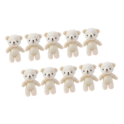 SOPOTUTU 10 Stück Teiliges Mini Plüschbär Schlüsselanhänger Tragbare Stofftiere für DIY Projekte und Dekoration für zu Geburtstagen Feiertagen und Besonderen Anlässen SOPOTUTU 10 Stück Teiliges Mini Plüschbär Schlüsselanhänger Tragbare Stofftiere für DIY Projekte und Dekoration für zu Geburtstagen Feiertagen und Besonderen Anlässen von SOPOTUTU