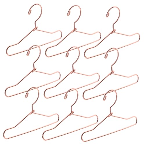 SOPOTUTU 10 Stück Teiliges Mini Puppen kleiderbügel aus Metall Kompakt Glatt ohne Grate Robust und Schonend für Puppenkleidung für Puppenschränke und Puppenzubehör Roségoldfarben SOPOTUTU 10 Stück Teiliges Mini Puppen kleiderbügel aus Metall Kompakt Glatt ohne Grate Robust und Schonend für Puppenkleidung für Puppenschränke und Puppenzubehör Roségoldfarben von SOPOTUTU