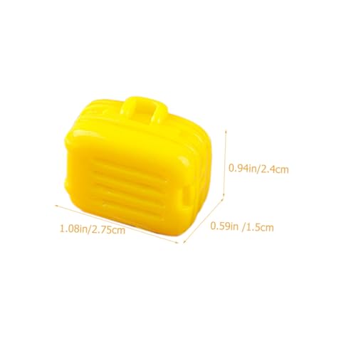 SOPOTUTU 10 Stück Teiliges Miniatur Koffer Vintage Stil Miniatur Koffer Modell Puppenhaus Zubehör Vielseitig als Dekoration und Reisedeko für Häuser SOPOTUTU 10 Stück Teiliges Miniatur Koffer Vintage Stil Miniatur Koffer Modell Puppenhaus Zubehör Vielseitig als Dekoration und Reisedeko für Häuser von SOPOTUTU