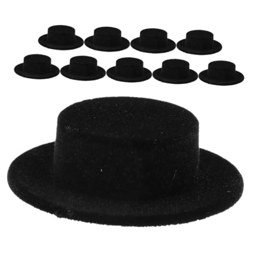 SOPOTUTU 10 Stück Teiliges Miniatur Puppenhüte aus Flockigem Material Dekorative Kleine Zylinderhüte für DIY Bastelbedarf Partydekoration und Fotorequisiten Geeignet für Puppen und Cosplay SOPOTUTU 10 Stück Teiliges Miniatur Puppenhüte aus Flockigem Material Dekorative Kleine Zylinderhüte für DIY Bastelbedarf Partydekoration und Fotorequisiten Geeignet für Puppen und Cosplay von SOPOTUTU