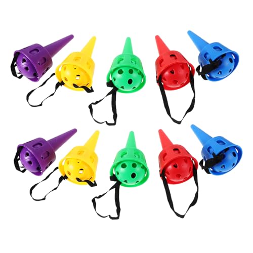 SOPOTUTU 10 Stück Teiliges Outdoor Fangspiel Set für Leichtes Wurf und Fangspielzeug zur Hand Augen Koordination Farbenfrohes Sensory Ball Spiel für Garten Strand und Familienaktivitäten von SOPOTUTU