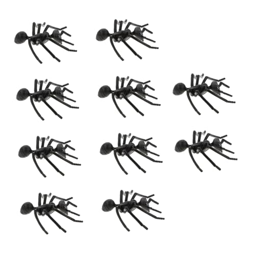 SOPOTUTU 10 Stück Teiliges Realistische Ameisen Halloween Deko Streiche Party Zubehör Lebensechte Nachahmung Falsche Insekten für April Fools und Themenpartys von SOPOTUTU