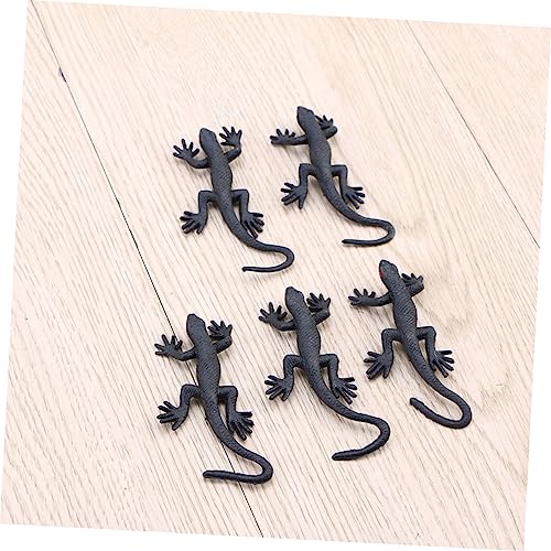 SOPOTUTU 10 Stück Teiliges Realistisches Gecko Modell aus Schwarzem Kunststoff Halloween Deko und Party Requisite für Scherze Karneval und Bühnenauftritte Langlebiges Simulationsspielzeug SOPOTUTU 10 Stück Teiliges Realistisches Gecko Modell aus Schwarzem Kunststoff Halloween Deko und Party Requisite für Scherze Karneval und Bühnenauftritte Langlebiges Simulationsspielzeug von SOPOTUTU