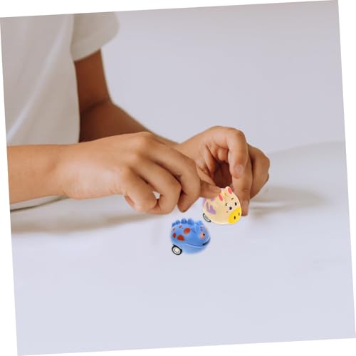 SOPOTUTU 10 Stück Teiliges Rückziehauto mit Reibungsantrieb Niedliches Mini Tierdesign Kreatives Junge Mädchen für Mädchen und Jungen als Partygeschenk und Babygeschenk von SOPOTUTU